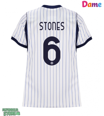 Inter Milan John Stones #6 Replika Udebanetrøje Dame 2026-27 Kortærmet